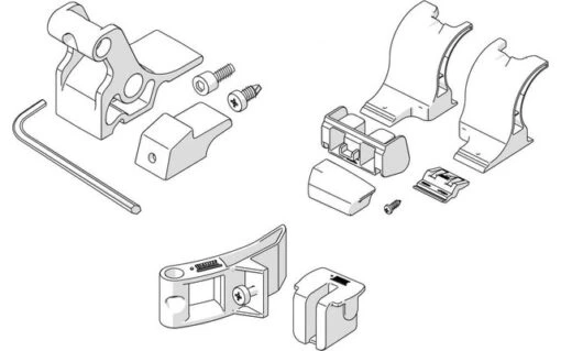 Fiamma Montagematerial Kit Side W Pro F80 -Camping Verkauf 263902 2440963