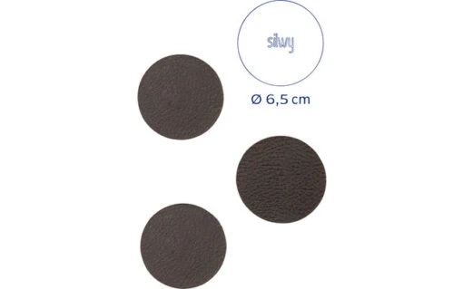 Silwy® Magnet-Pads 6,5 Cm 4er Set Schwarz -Camping Verkauf 336521 2524417