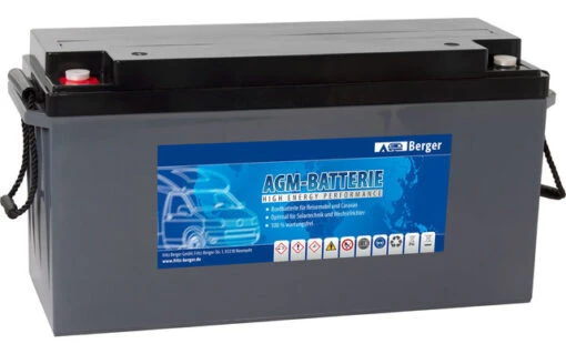 Berger FB110 Deep Cycle AGM Batterie 12 V / 110 Ah -Camping Verkauf 445445 3125030