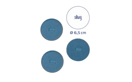 Silwy® Magnet-Pads 6,5 Cm 4er Set Schwarz -Camping Verkauf 448715 3132488