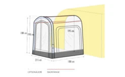 Westfield Eris Aufblasbares Vorzelterweiterung -Camping Verkauf 489231 3384291