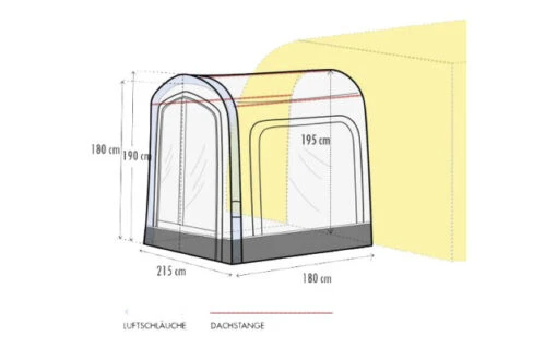 Westfield Eris Aufblasbares Vorzelterweiterung -Camping Verkauf 489231 3384291