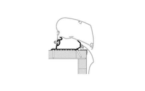 Thule Adapter Hobby Roof Ab 2013 -Camping Verkauf 604023 4444259