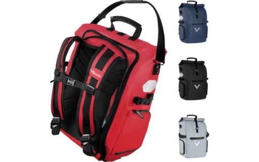 Valkental ValkPro 3-in-1 Fahrradtasche 26 Liter Grau-reflektierend -Camping Verkauf 662298 4601406 1